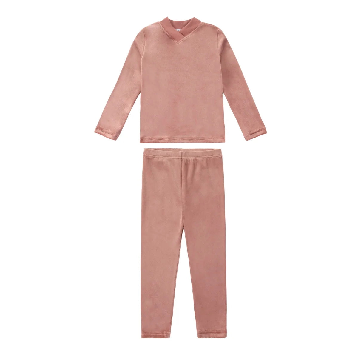 AP 2025 AW Velour lounge wear butter soft pj family matching set dress and romper clothes kids baby teen boys girls clothing