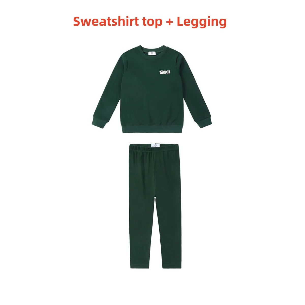 AP 2025 AW Ski collection kids boys girls cotton casual embroideried letter print sporty family matching clothes dress set shirt