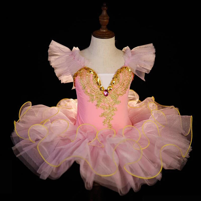 Kids Toddler Ballet Tutu Dancing Dress Children Swan Lake Costumes Ballerina Clothing Teen Ballroom Ballet Outfits For Girls