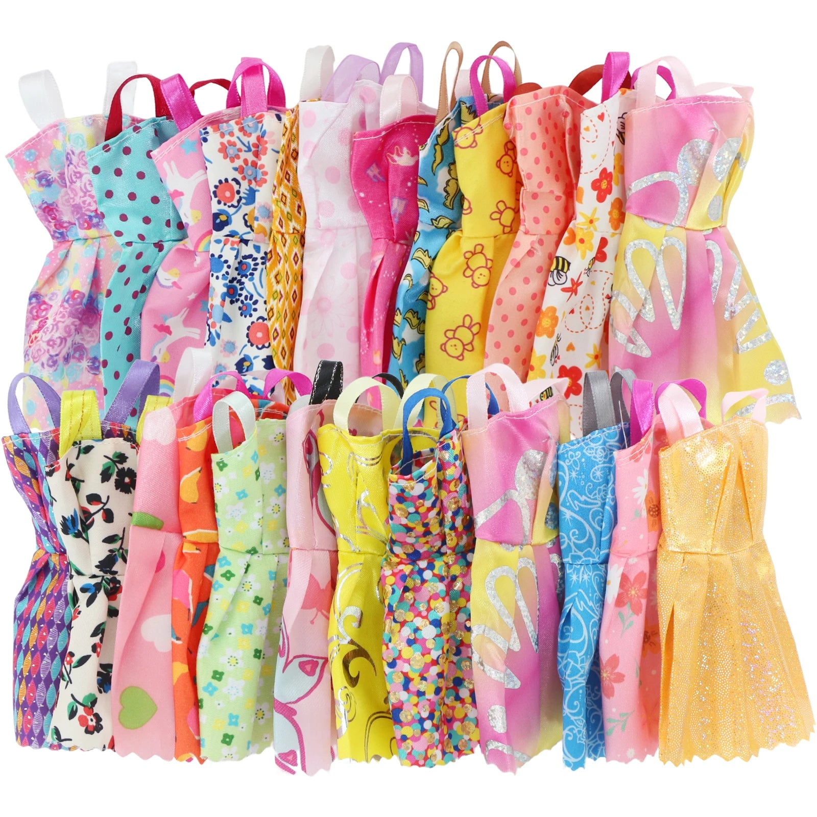 Random Doll Accessories Mini Dress Shoes Boots for 11.5'' Doll 30cm Handbags Crowns Hangers Glasses Doll Outfit Clothes Kids Toy