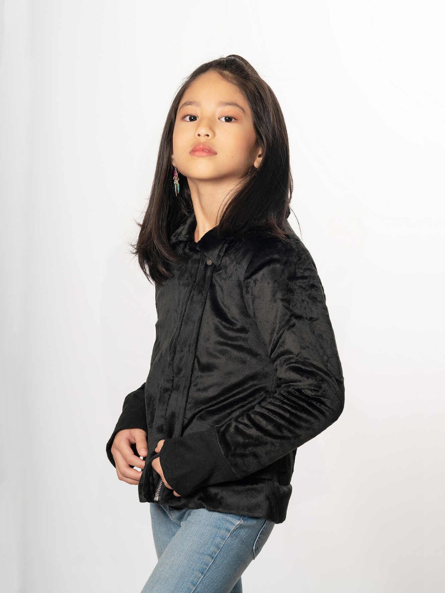 Minky Moto Jacket - Black