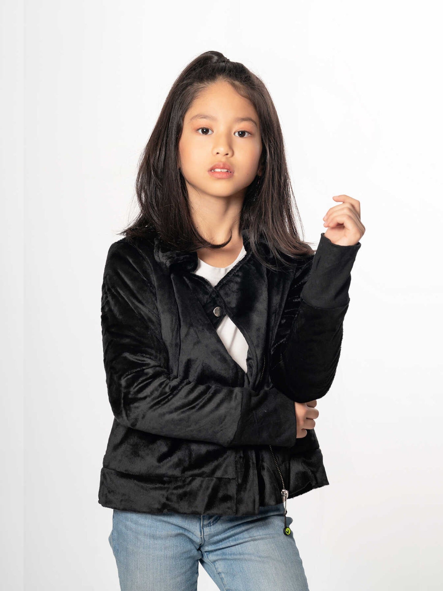 Minky Moto Jacket - Black
