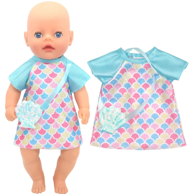 36cm Reborn Baby Doll Clothes 14 Inch Doll Outfit Rompers Toys Wears