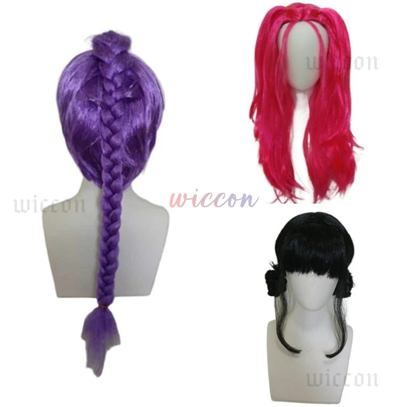 Kids Kpop Demon Hunter Cosplay Mira Rumi Zoey Full Set Halloween Stage Dance Clothes