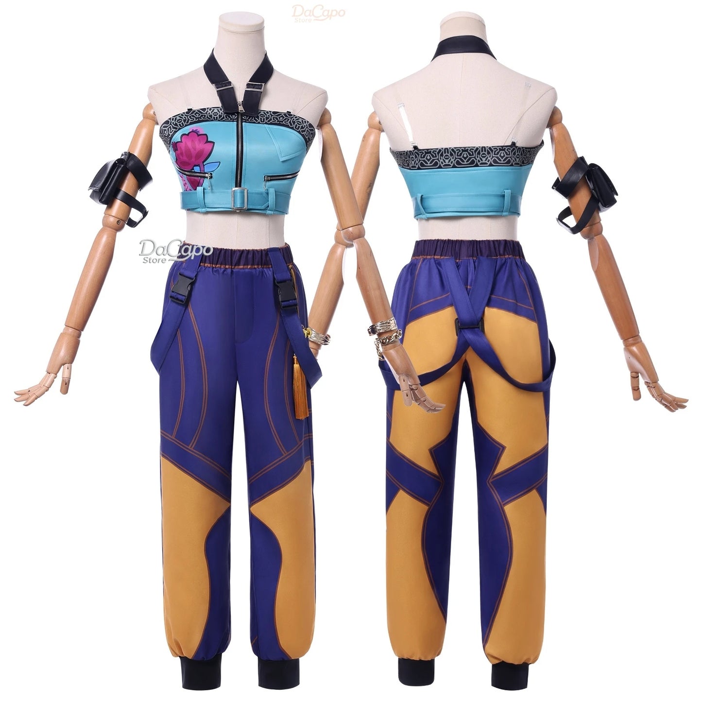 K-Pop Rumi Zoey Cosplay Costume Wig Demon Hunters Huntrix Clothes Halloween Girls Group Idol Roleplay Outfit Women Kids Size