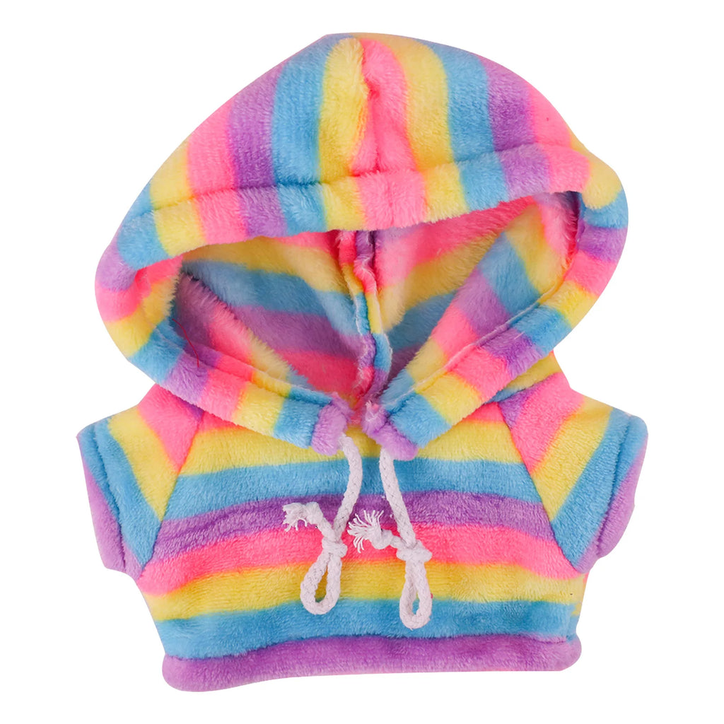 30cm Cafe LaLafanfan Duck Clothes Hoodie Cartoon Plush Toy Stuffed Soft Duck Doll Toys Animal Birthday Girl`s Gift for Kids DIY