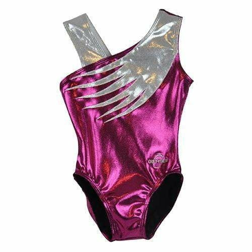 O3GL036 Obersee Girls Gymnastics Leotard One-Piece Athletic Activewear