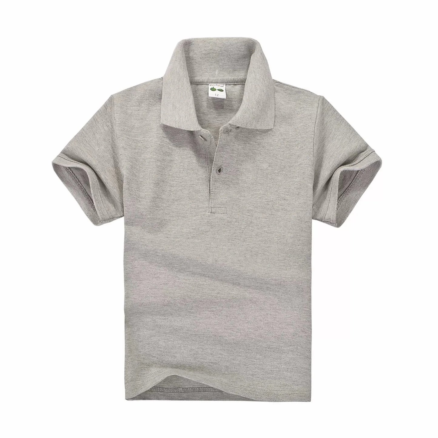 Boys Polo Shirt Children 15 Colors Custom Logo Short-Sleeve High-end eco-friendly cotton Clothes Teens Tshirts