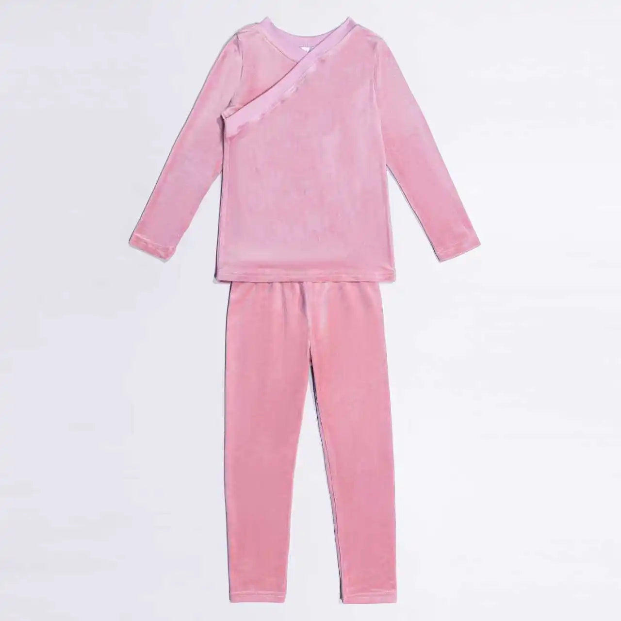 AS 2025 Autumn Soft Wrap Velvet pjs kids clothes baby footie teen nightgown