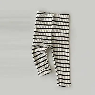 0-3Yrs Casual Infant Baby Boys Girls Pure Color Pants Children's Clothes Pants Spring Summer Kids Baby Girls Boys Stripe Pants