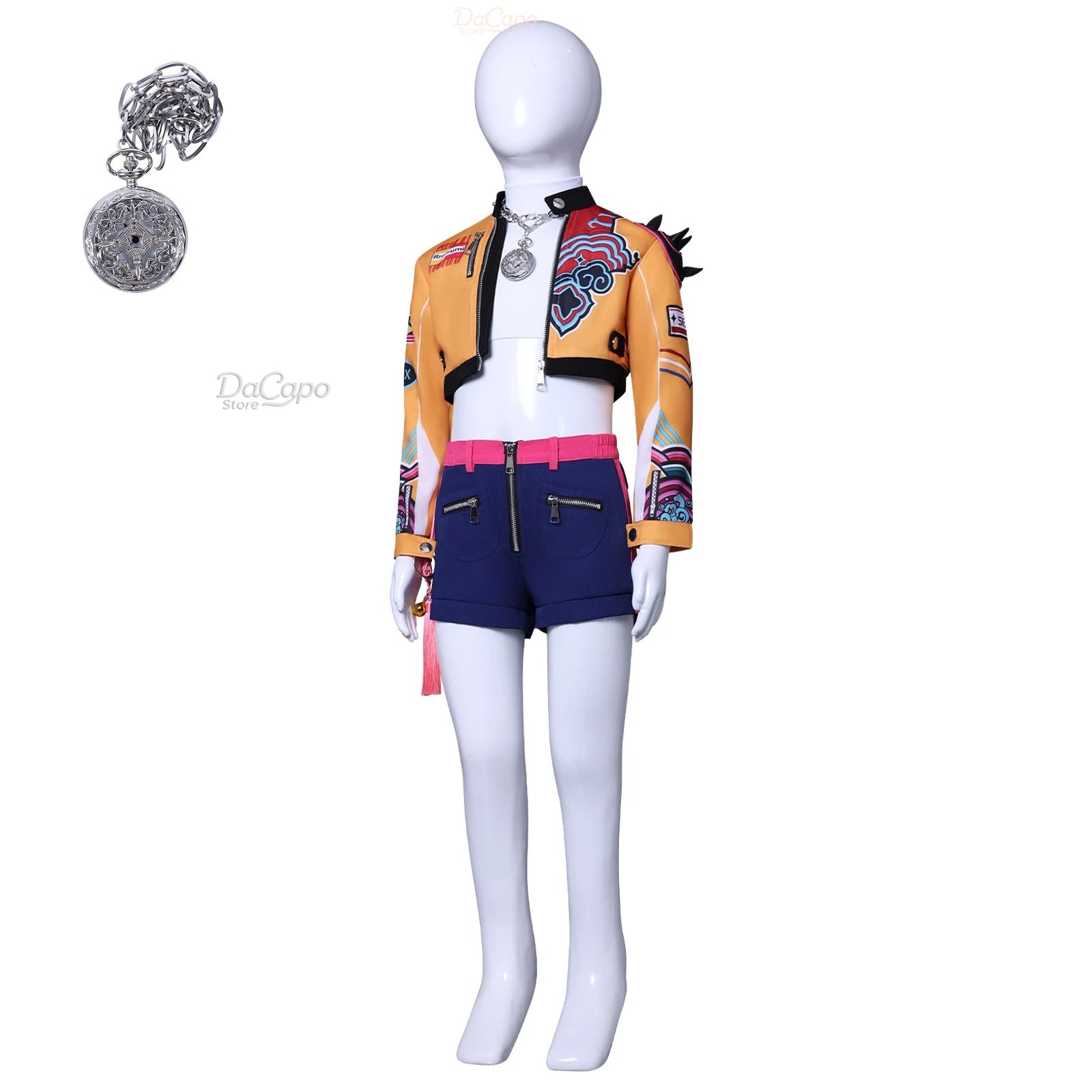 K-Pop Rumi Zoey Cosplay Costume Wig Demon Hunters Huntrix Clothes Halloween Girls Group Idol Roleplay Outfit Women Kids Size