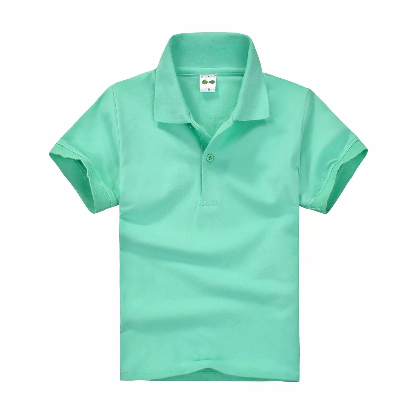 Boys Polo Shirt Children 15 Colors Custom Logo Short-Sleeve High-end eco-friendly cotton Clothes Teens Tshirts