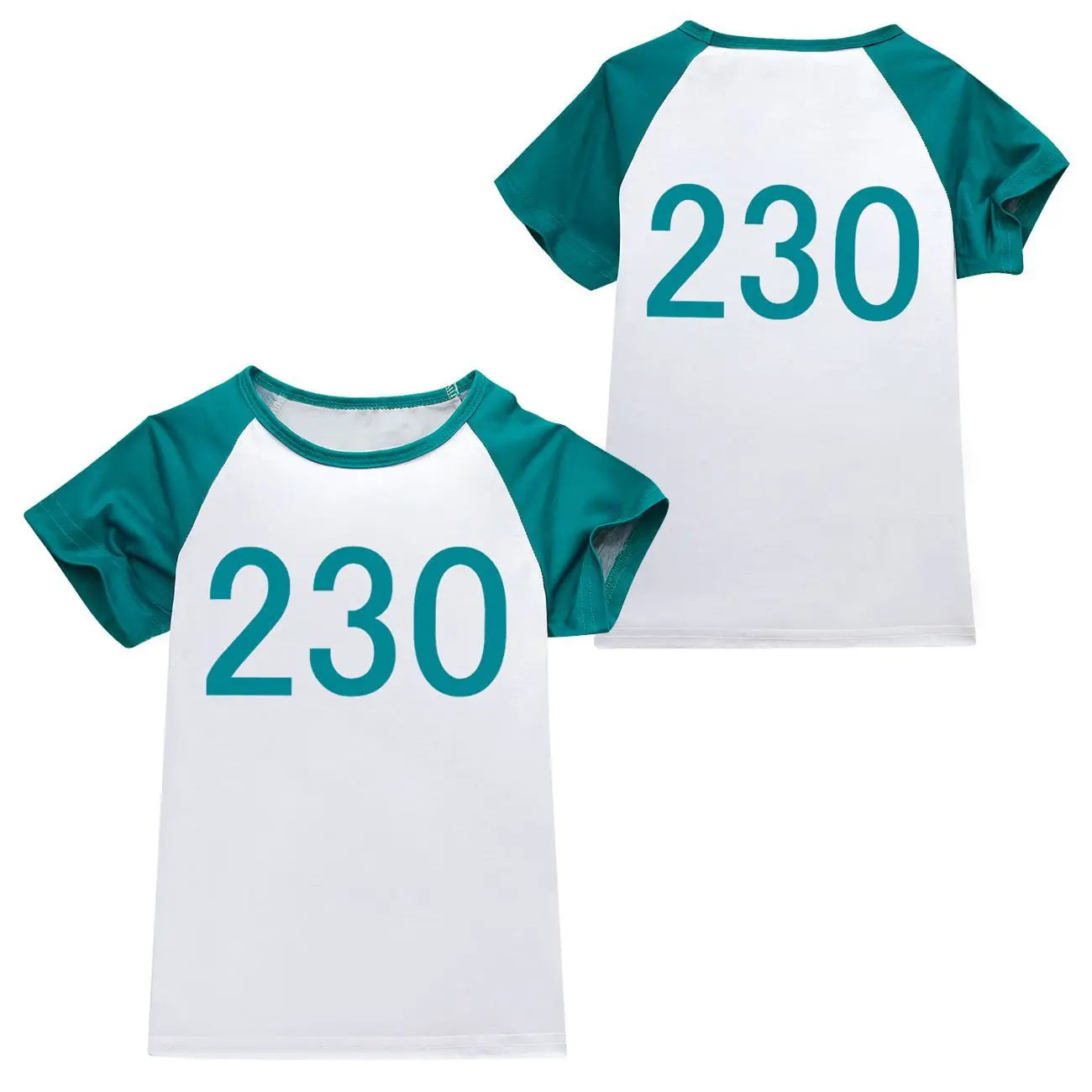2025 New  Kids Customized Calamari Games 2 Clothes T-shirt 230 Children Tracksuit Boys Girls Tops Carnival Party Halloween C