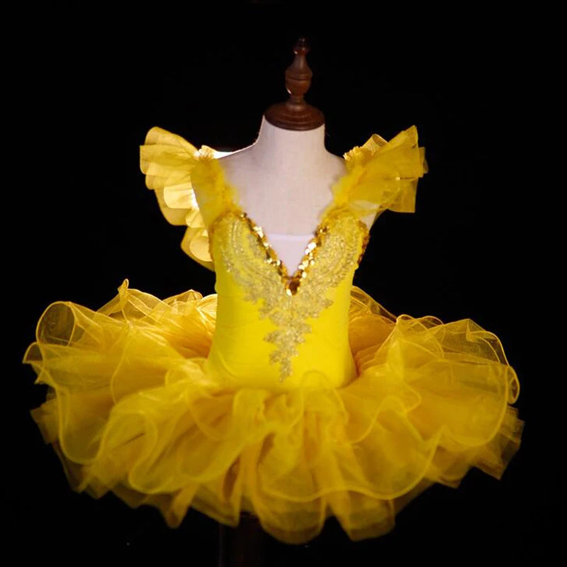 Kids Toddler Ballet Tutu Dancing Dress Children Swan Lake Costumes Ballerina Clothing Teen Ballroom Ballet Outfits For Girls