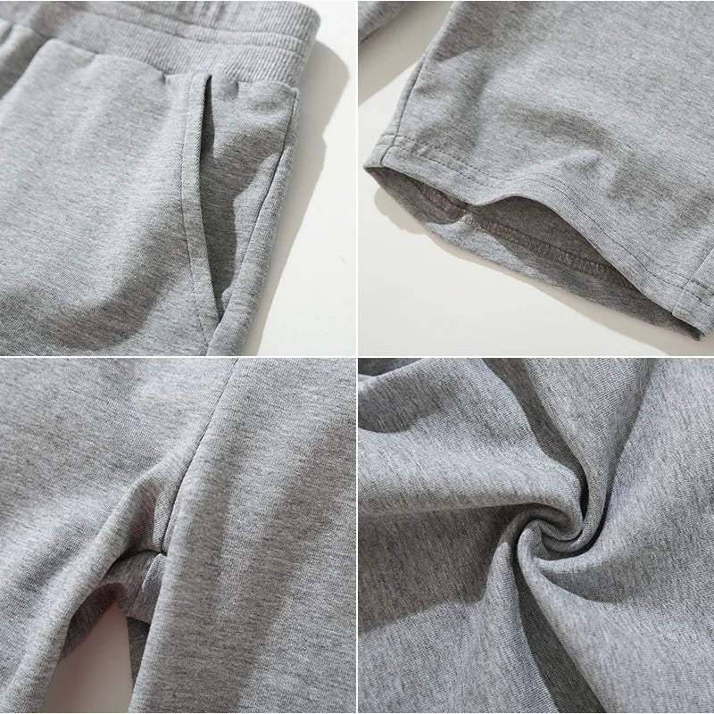 Teen Boys School Sports Shorts Astronaut Cartoon Short Pants Children Summer Cotton Sweatpants Loose Clothes 3-14T