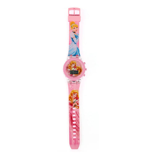 Flash Light Spiderman Kids Watches For Boys Cartoon Hello Kitty Mickey