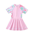 Swimming Suit Girls Zipper Swimmingsuit Girl Kids One Piece Swimsuit