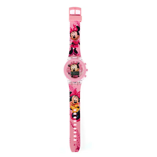 Flash Light Spiderman Kids Watches For Boys Cartoon Hello Kitty Mickey