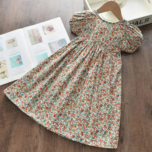 Bear Leader Floral Girls Dress Floral Kids Dresses Girls Princess