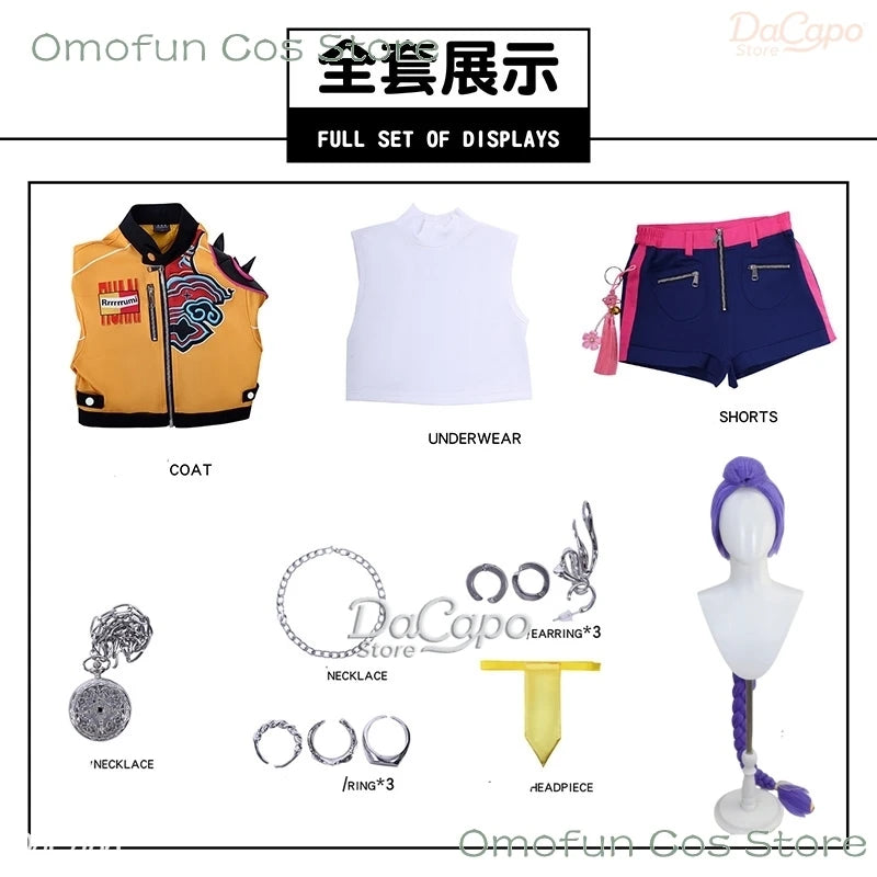 K-Pop Rumi Zoey Cosplay Costume Wig Demon Hunters Huntrix Clothes Halloween Girls Group Idol Roleplay Outfit Women Kids Size