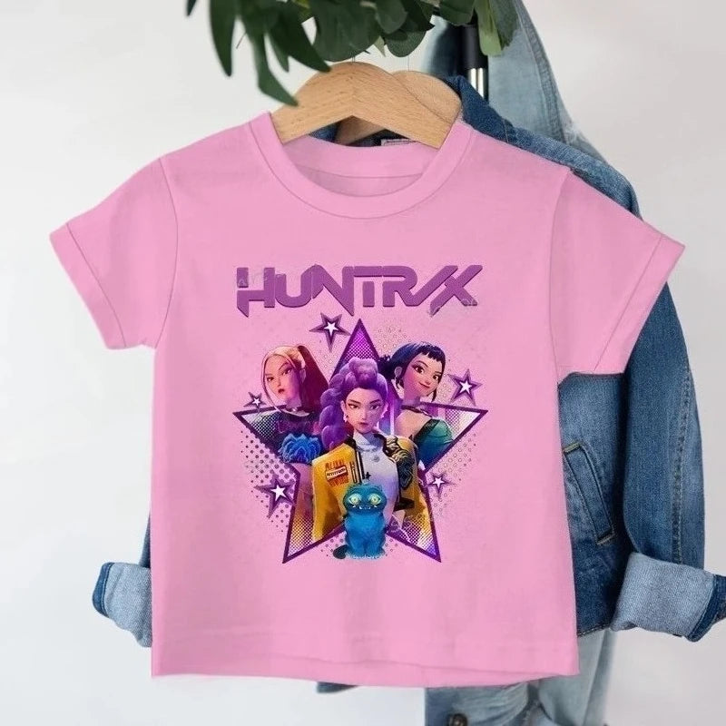 Summer Funny Letter Cute Printer Children's T-shirt Casual Fashion Kids Short Sleeve Tees Trendy Soft Boys Girls Clothes