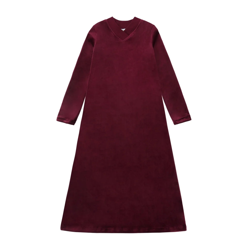 AP 2025 AW Velour lounge wear butter soft pj family matching set dress and romper clothes kids baby teen boys girls clothing