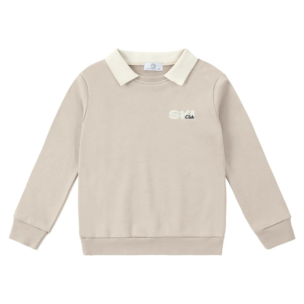 AP 2025 AW Ski collection kids boys girls cotton casual embroideried letter print sporty family matching clothes dress set shirt