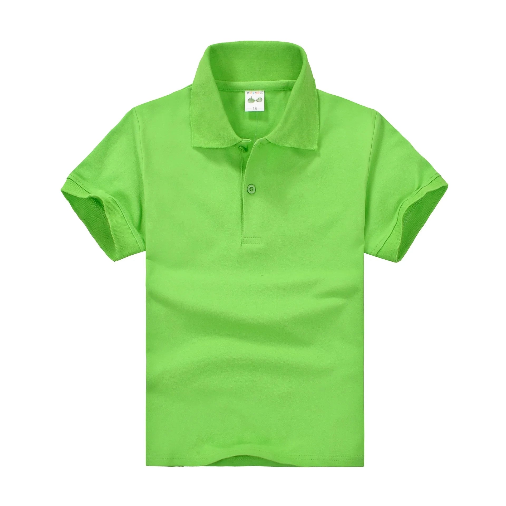 Boys Polo Shirt Children 15 Colors Custom Logo Short-Sleeve High-end eco-friendly cotton Clothes Teens Tshirts