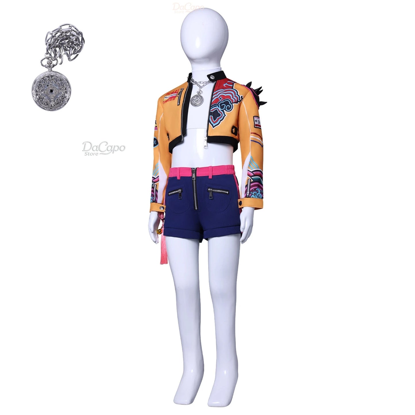 K-Pop Rumi Zoey Cosplay Costume Wig Demon Hunters Huntrix Clothes Halloween Girls Group Idol Roleplay Outfit Women Kids Size