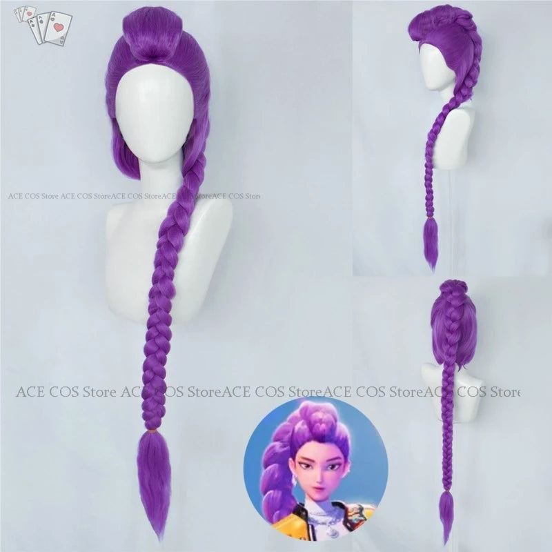 Huntrix K-Pop Mira Rumi Zoey Demon Hunters Stage Cosplay Clothes Costume Wig Halloween Women Girl Group Idol Roleplay Kid Outfit