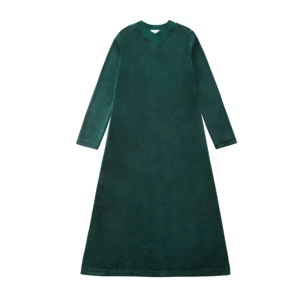 AP 2025 AW Velour lounge wear butter soft pj family matching set dress and romper clothes kids baby teen boys girls clothing