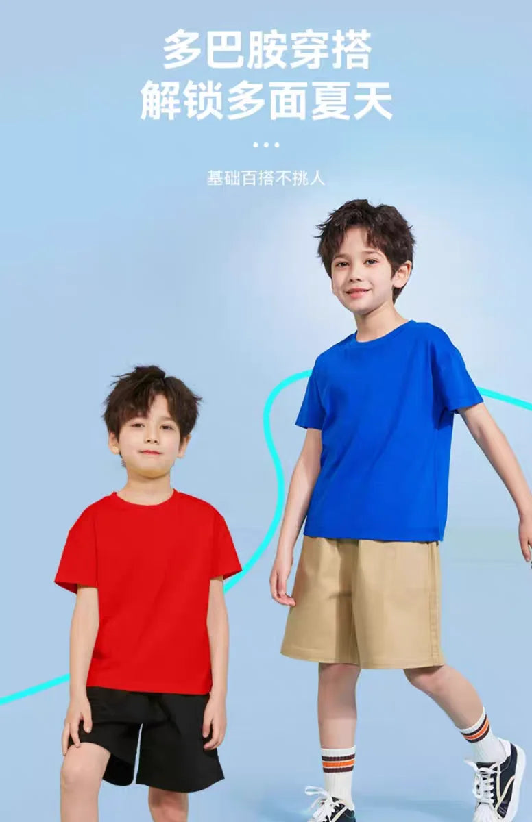 Cosmic Planets T-shirt for Boys Cotton Kids T Shirt Sport Children Casual Clothes Teen Baby Boy Summer Tops 6 8 10 12 Years